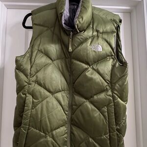 The North Face Women's Green Quilted Vest